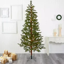 7.5 ft. Clear Lit Fairbanks Fir Christmas Tree