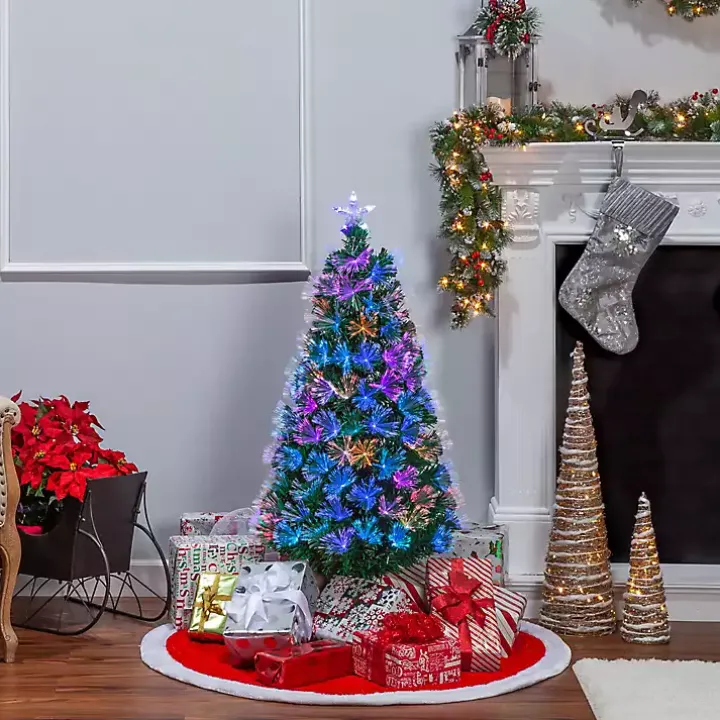4 ft. Fiber Optic Color Changing Christmas Tree