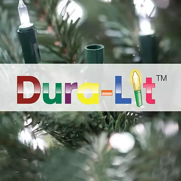 6.5 ft. Pre-Lit Douglas Fir Slim Christmas Tree