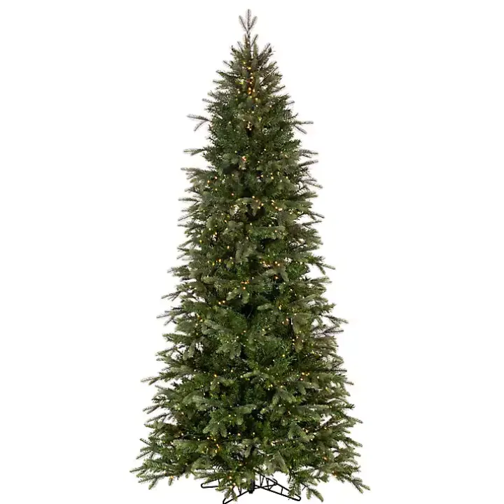9 ft. Pre-Lit Douglas Fir Slim Christmas Tree