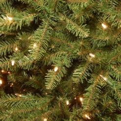 9 ft. Pre-Lit Dunhill Fir Hinged Christmas Tree