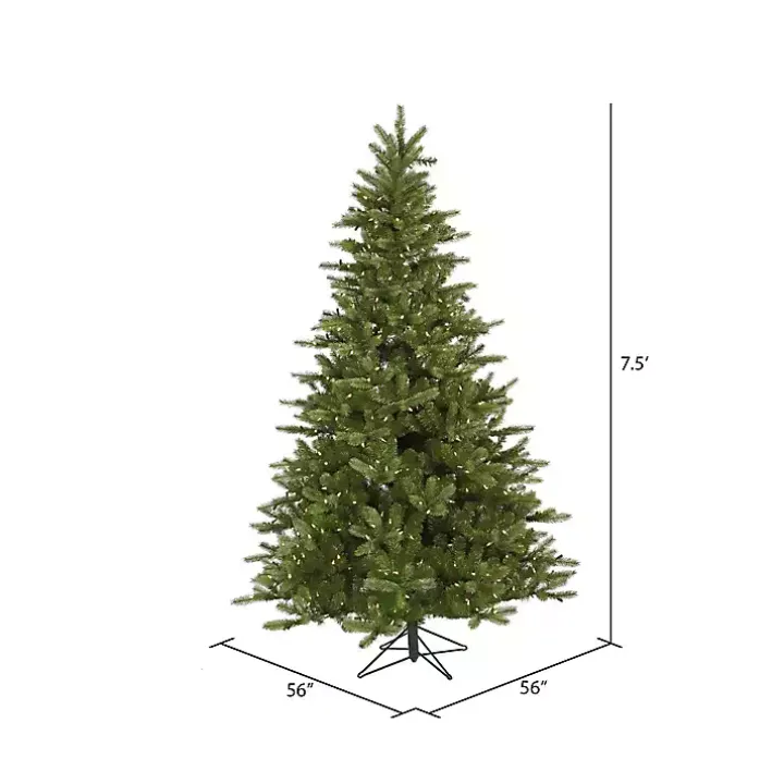 7.5 ft. Pre-Lit King Spruce Christmas Tree