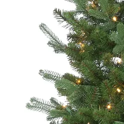 7.5 ft. Pre-Lit Narrow Dover Pine Christmas Tree