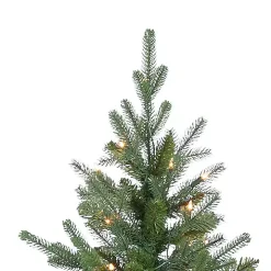 7.5 ft. Pre-Lit Narrow Dover Pine Christmas Tree