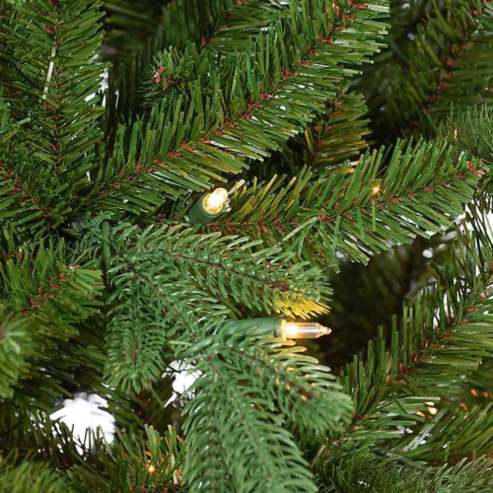 7.5 ft. Pre-Lit Narrow Dover Pine Christmas Tree