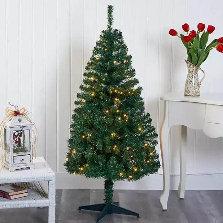 4 ft. Pre-Lit Northern Pine Christmas Tree