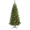 6 ft. Pre-Lit Pine and Pinecone Christmas Tree