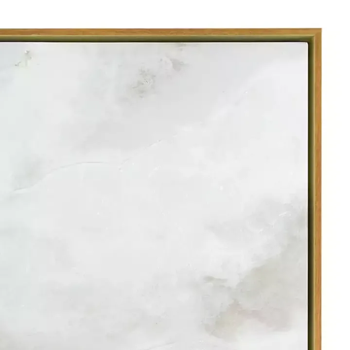 A Cloudy Day Framed Canvas Art Print