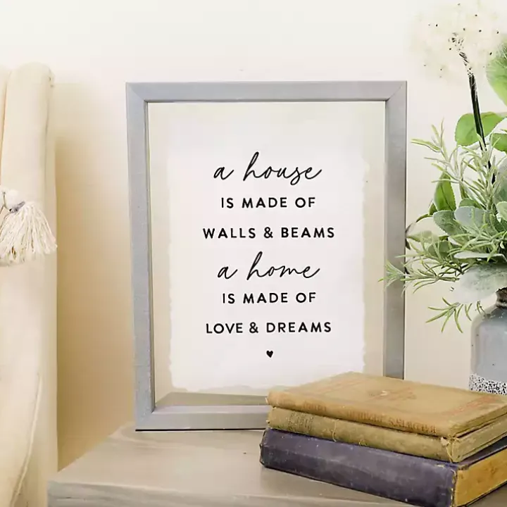 A House Made Wall Plaque
