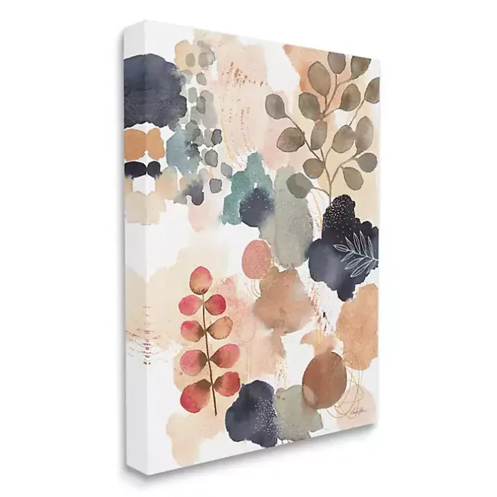 Abstract Botanical Collage Canvas Print, 24x30 in.
