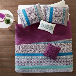 Adley Reversible Twin XL 4-pc. Quilt Set