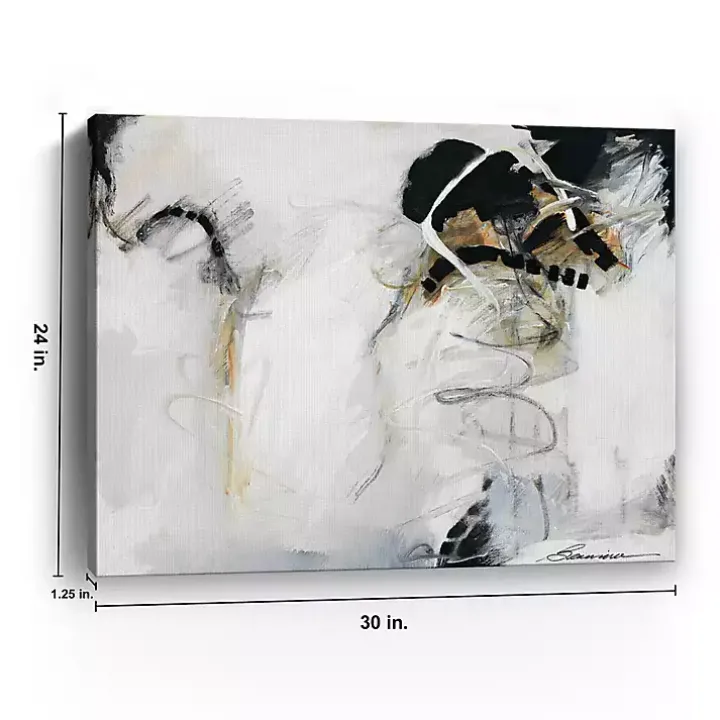 Against All Odds Abstract Canvas Art Print