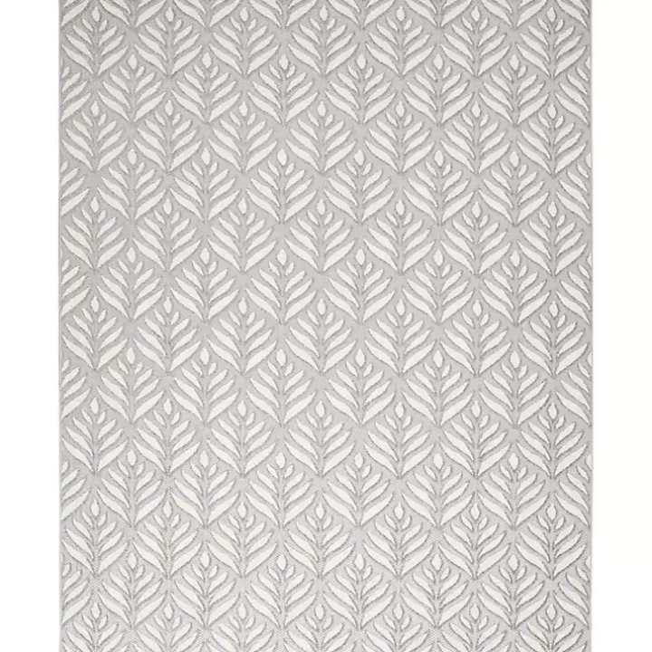 Aloha Ash Botanical Indoor/Outdoor Area Rug, 9x12