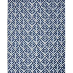 Aloha Blue Botanical Indoor/Outdoor Area Rug, 9x12