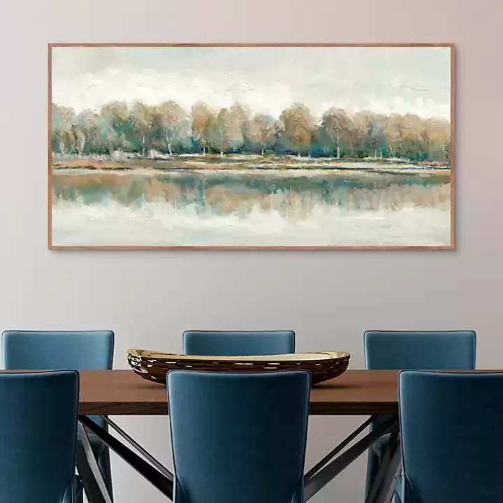 Along The Way I Framed Canvas Art