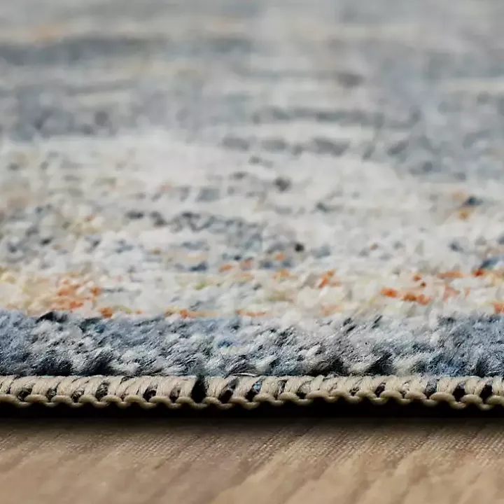 Amanda Anthracite Washable Area Rug, 9x6