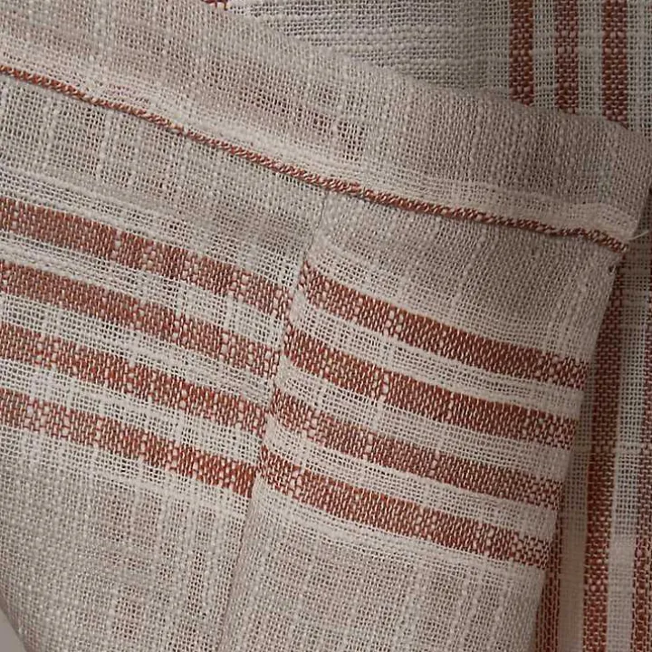 Amber Stripe Single Curtain Panel, 84 in.