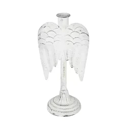 Angel Wing Taper Candle Holders, Set of 2