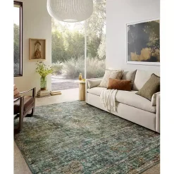 Anniston Vintage Blue Area Rug, 5x8