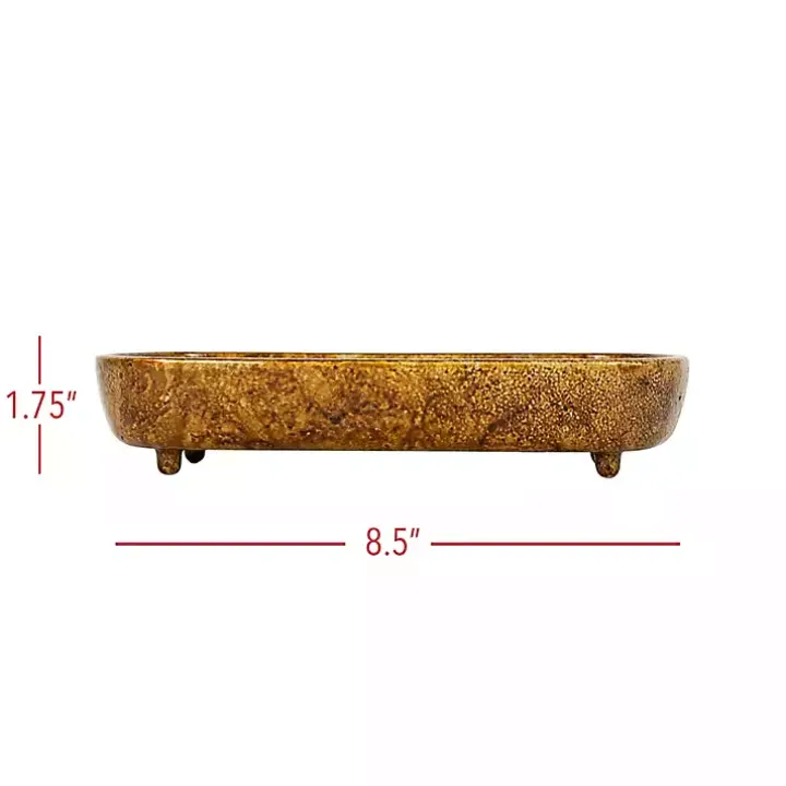 Antique Brass Vanity Dough Bowl