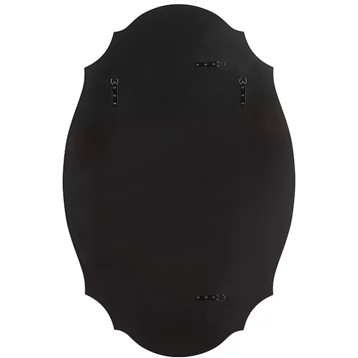 Antique Bronze Curved Wall Mirror