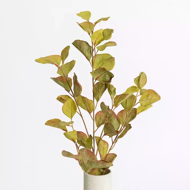 Antique Green Eucalyptus Stems, Set of 2