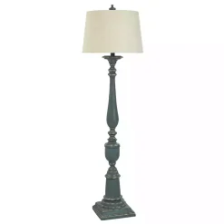 Antique Navy Bourgault Floor Lamp
