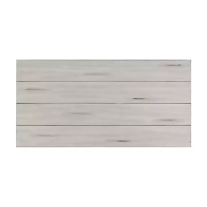 Antique Whitewashed Wood Coffee Table