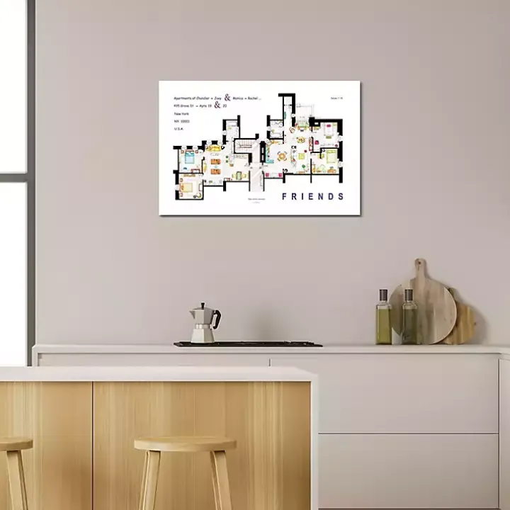 Apartment from Friends Canvas Art Print