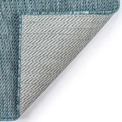 Aqua Intertwine Indoor/Outdoorr Area Rug, 6x9