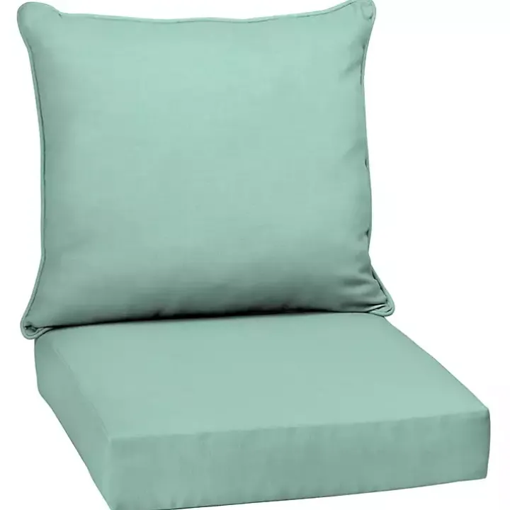 Aqua Leala Texture Outdoor Deep Seat Cushions