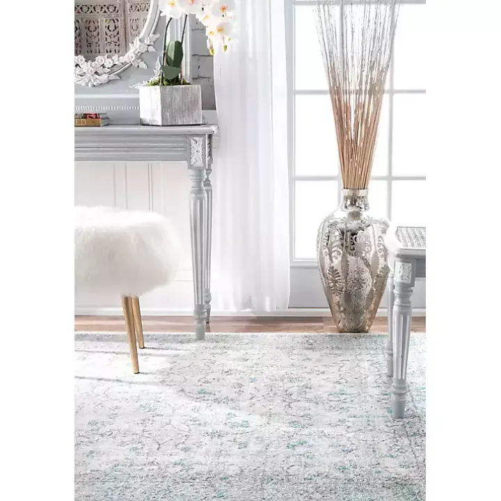 Aqua Rio Round Area Rug, 5 ft.