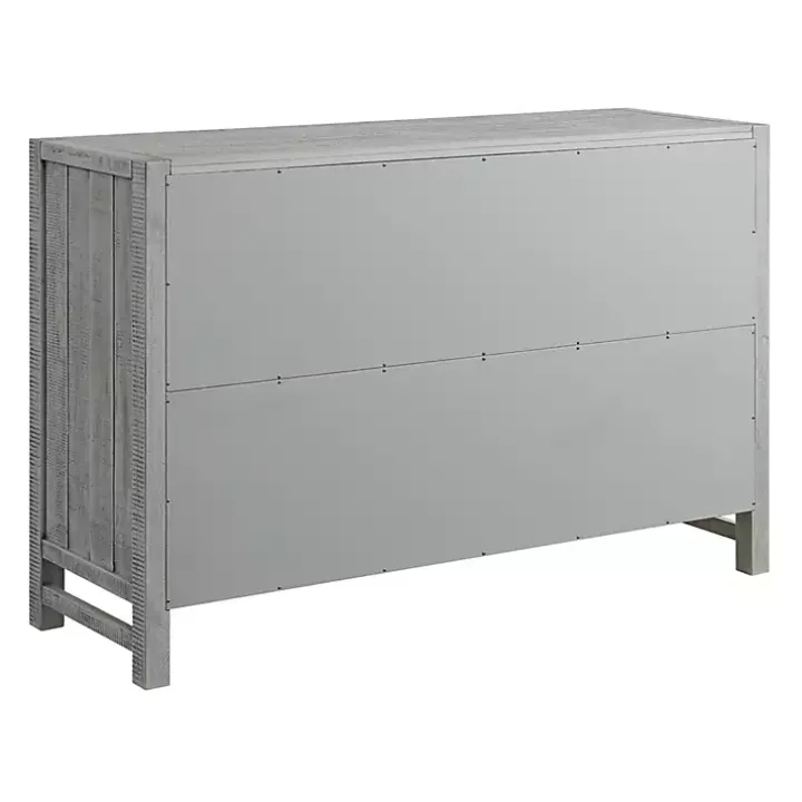 Arden Gray Wood 6-Drawer Dresser