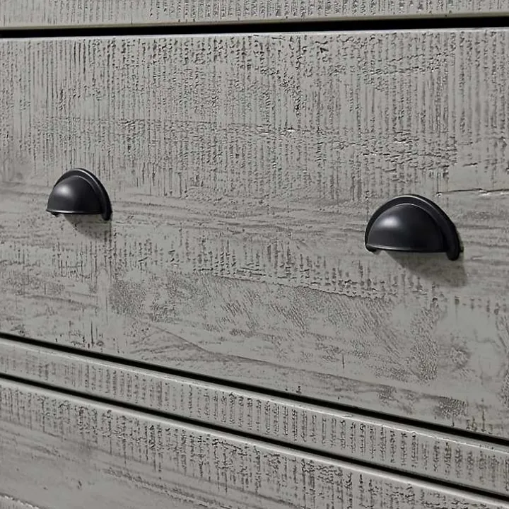 Arden Gray Wood 6-Drawer Dresser