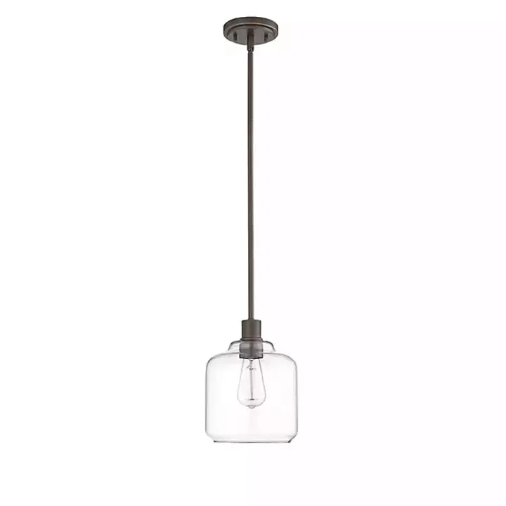 Asheville Bronze Glass Globe Pendant Light