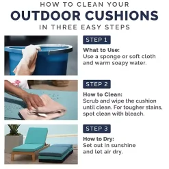 Ashland Jacobean 2-pc. Outdoor Wicker Cushion Set