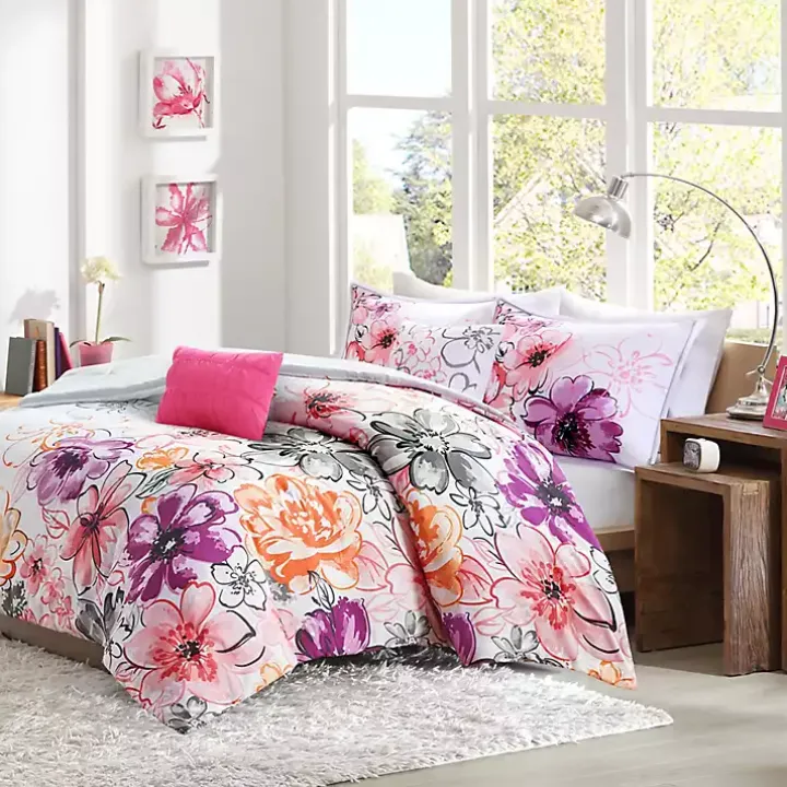 Ashley Floral California King 5-pc. Comforter Set