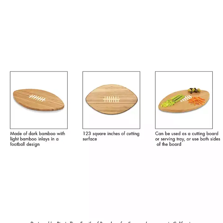 Atlanta Falcons Bamboo Football Cutting Board