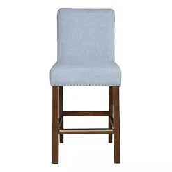 Aubrey Blue Upholstered 2-pc. Counter Stool Set