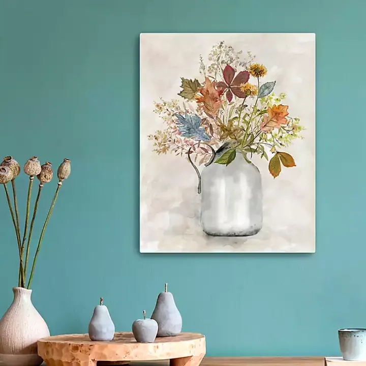 Autumn Bouquet Canvas Art Print, 16x20 in.