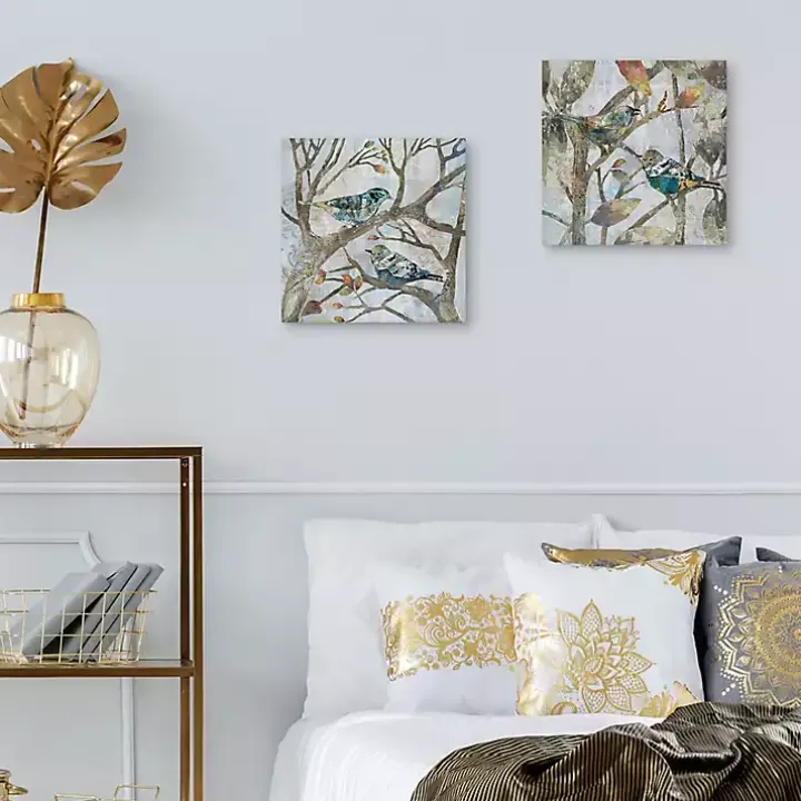 Autumn Flight Canvas Art Prints, Set of 2