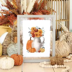 Autumn Pitcher Bouquet Framed Art Print