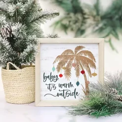 Baby It's Warm Outside Wall Plaque