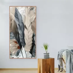 Banana Leaves Framed Canvas Art Print