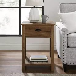 Barnwood Country Accent Table