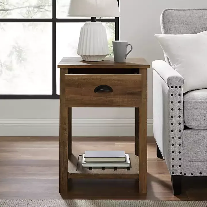 Barnwood Country Accent Table