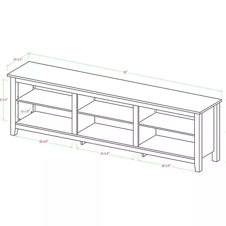 Barnwood TV Stand, 70 in.