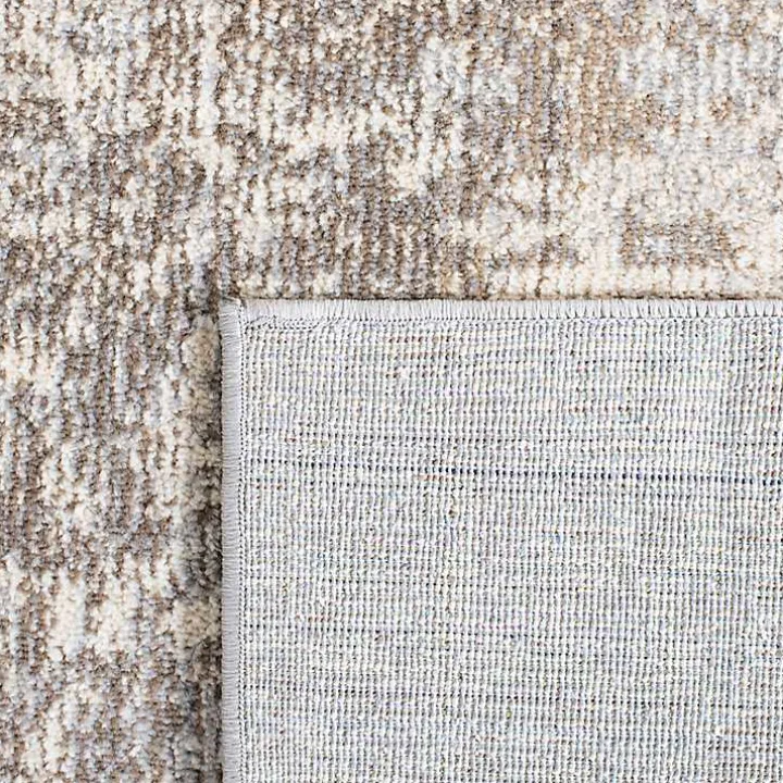Beige Madison Abstract Runner, 2x8