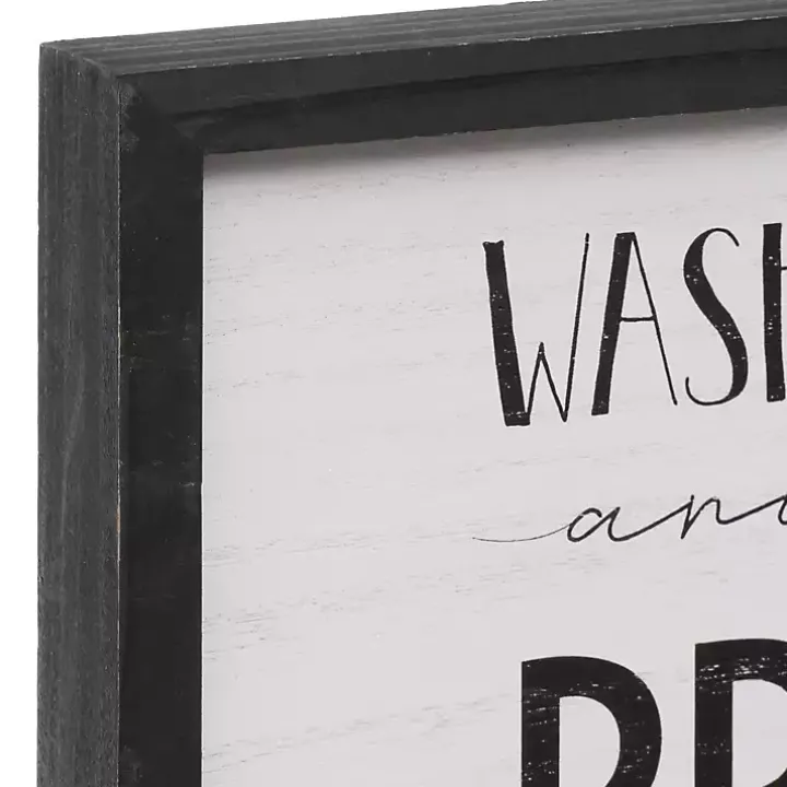 Black and White Jesus and Germs Plaque