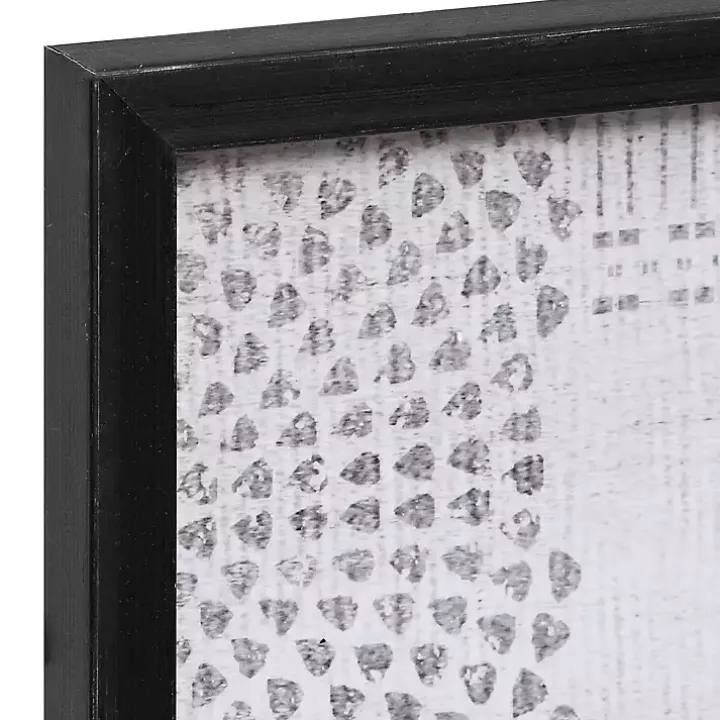 Black and White Welcome to Our Home Framed Plaque